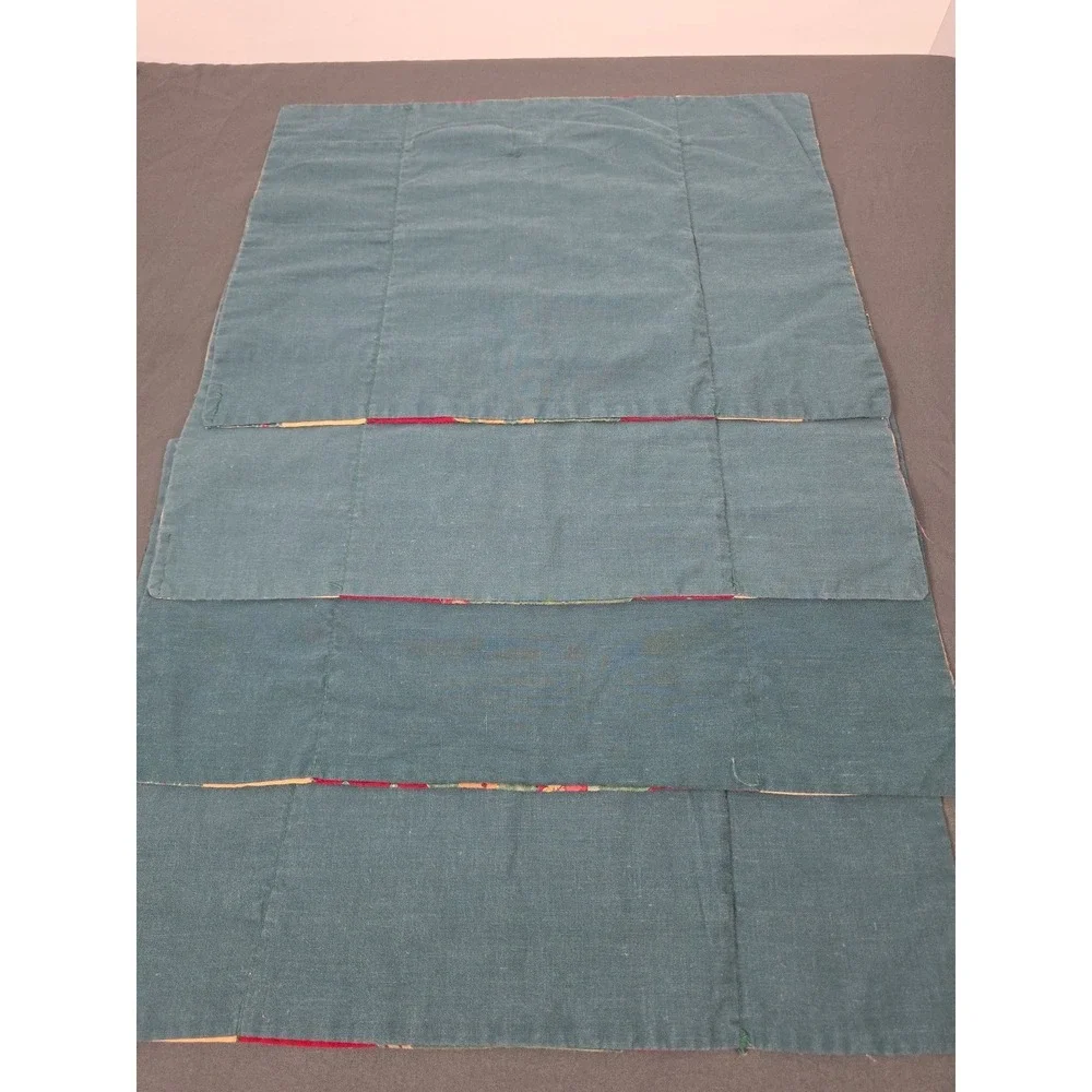 Vintage Quilted Placemats Patchwork Cottagecore Farm House Set‎ of 4 Grannycore